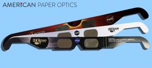 American Paper Optics makes “collectible” eclipse glasses for consumers on https://EclipseGlasses.com, and custom eclipse glasses for many organizations - including NASA (2.3 million)