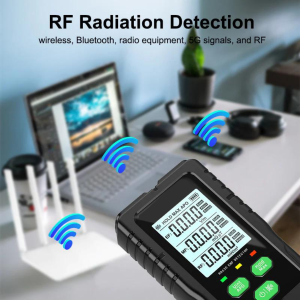 EMF Detector for electromagentic , RF, MF , EF,  5G  Wifi and microwave radiation