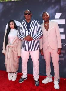 Percy (Master P) Miller, Cymphonique Miller, Hercy Miller attend the 24th Annual Academy Awards Gala and Viewing Dinner supported Children Uniting Nations and Justices for Women Intl.