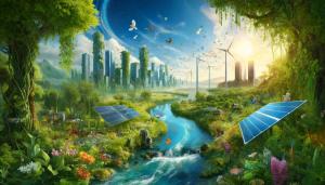 An image that conjures up the concept of a biodiverse environment.