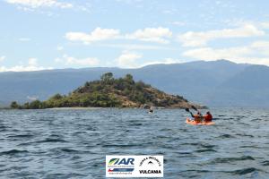 Kayaking on Lake Villarrica at Tierra Indomita Vulcania