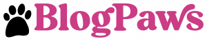 BlogPaws Logo in Pink