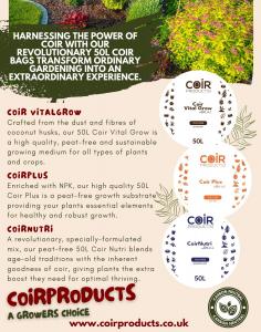 organic coir compost for gardeners and growers
