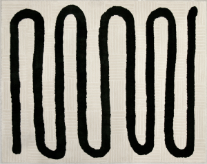 Creative Accents new rug design "Natiiv" is based on original artwork and design by Parker Heath for the Modern Primitive Collection. The hand tufted design detail is 3/4″ cut pile and features a background furrow finish at 3/4″ cut pile with a low loop.