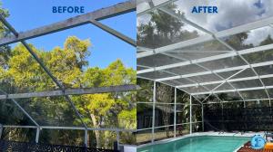 Pool Area Outdoor Softwash Cleaning