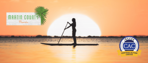 A woman's silhouette in the middle of the sea.