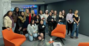 RTSWS Student group photo following trading room tour