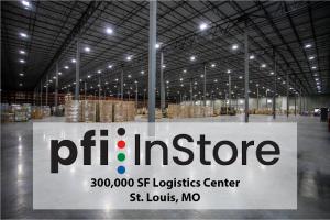 interior of 300,000 SF Warehouse Logistics Center