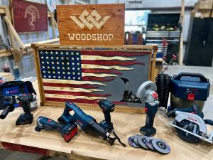 The Wood Shop and Metal Shop are sacred healing places at Warriors Heart, where the Bosch Power Tools North America will make a significant impact on this experience.