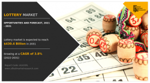 Lottery Market Will Increase US$ 430.4 Billion by 2031, With Almost 3.8% CAGR From 2022 to 2031; Globally