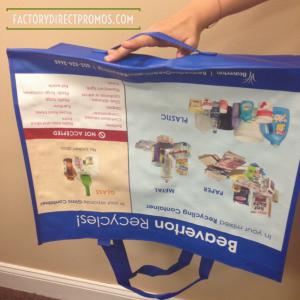 Reusable Recycling Bags from Factory Direct Promos