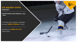 Ice Hockey Stick Market Size to Hit US$ 698.6 Million by 2031, Driven by a CAGR 4.2% From 2022 to 2031