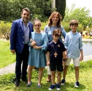 Pascal Sleiman and his family