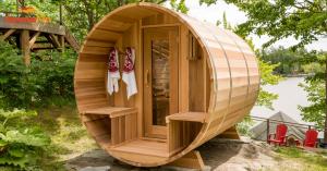 SaunaFin Barrel Sauna