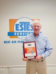 Tommy Estes with Best of Georgia Award 2023