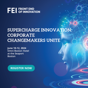 digital image of a face with the FEI logo, tagline, location and dates