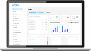 New look of Safetica Console Dashboard