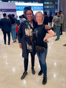 Nefertiti A. Strong, Founder of XR Agency and Director  & Janet Adams, COO of SingularityNET
