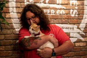 Dr. Brewlittle's Beer Co. Co-Founder, Director of Operations, Cat Dad Jack O'Connell