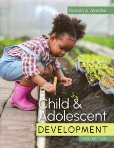 Book Cover: Child and Adolescent Development, Third Edition