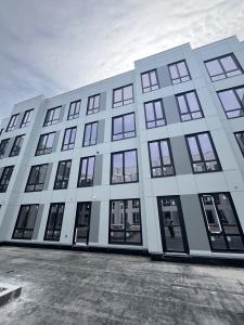 Exterior work on The Forte’s facade along Anderson Street. Hackensack, NJ.