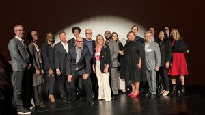 Past and present inductees at MediaVillage Education Foundation's Advancing Diversity Hall of Honors event on April 11 in NYC