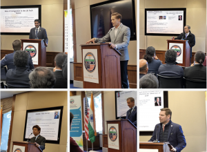 US Congressmen Ro Khanna, Rich McCormick, Raja Krishnamoorthi, Eric Swalwell, Matt Cartwright, Thanedar at Tech Immigration Summit