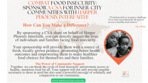 Community Supported Agriculture (CSA) Program Launches to Combat Food Insecurity and Promote Healthier Living