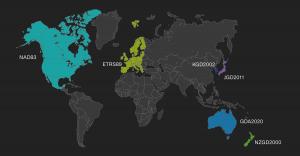 Centimeter-accurate navigation works on most commonly used survey devices — with intelligent assignment of local datums