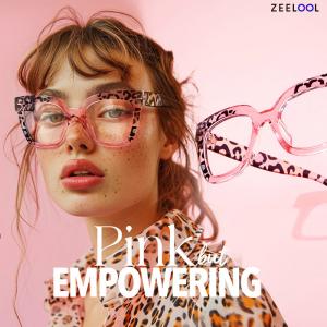 ZEELOOL Launches Pink but Empowering Leopard Print Eyeglasses