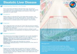 Fact sheet about Steatotic Liver Disease