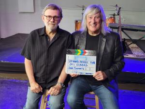 Bob Hartman & John Schlitt on set for the Crowdfunding Teaser Trailer for Beyond Belief The Movie