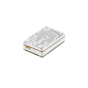 Doodle Labs' nano Mesh Rider Radio sits on a field of white