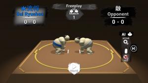 Sumo Wrestling Challenge tachiai (start of match)