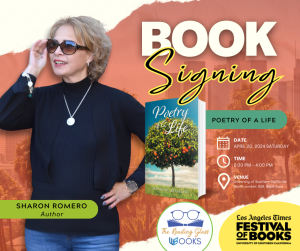 Poet Sharon Romero Showcases at the Los Angeles Times Festival of Books Through a Signing Event