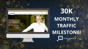 Sinushealth.com achieves the 30K a month traffic milestone with SEO by Clinician Box