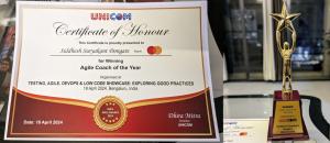 Siddhesh Suryakant Dongare Recognized as Agile Coach of the Year at India Agile Awards 2024
