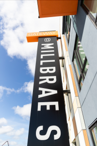 Republic Urban Properties Gateway at Millbrae Station Sign