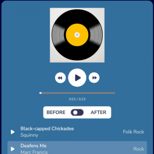 Playlist Style SoundToggle Player