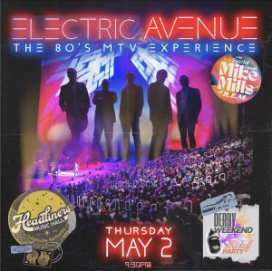 MIKE MILLS of R.E.M. AND ELECTRIC AVENUE KICK OFF DERBY WEEKEND AT HEADLINERS MUSIC HALL