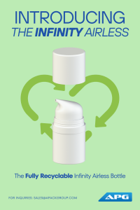 APG Launches the Infinity Airless Bottle – The Future of Eco-Conscious Cosmetic Packaging
