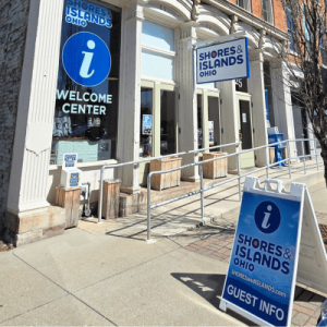 Shores & Islands Ohio welcome center office.