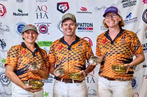 three polo players receive award