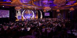A photo of the entire hall at the Writers of the Future Volume 40 Gala Ceremony held at the Taglyan Complex in Hollywood, CA.