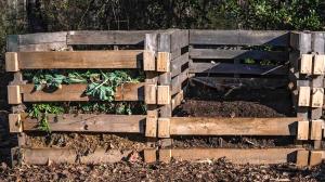 Recycled Pallet Composting Bins