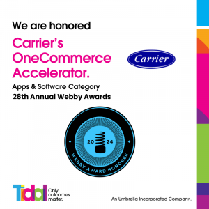 Tidal Commerce and Carrier honored for their work on ‘OneCommerce’ in the 28th Annual Webby Awards