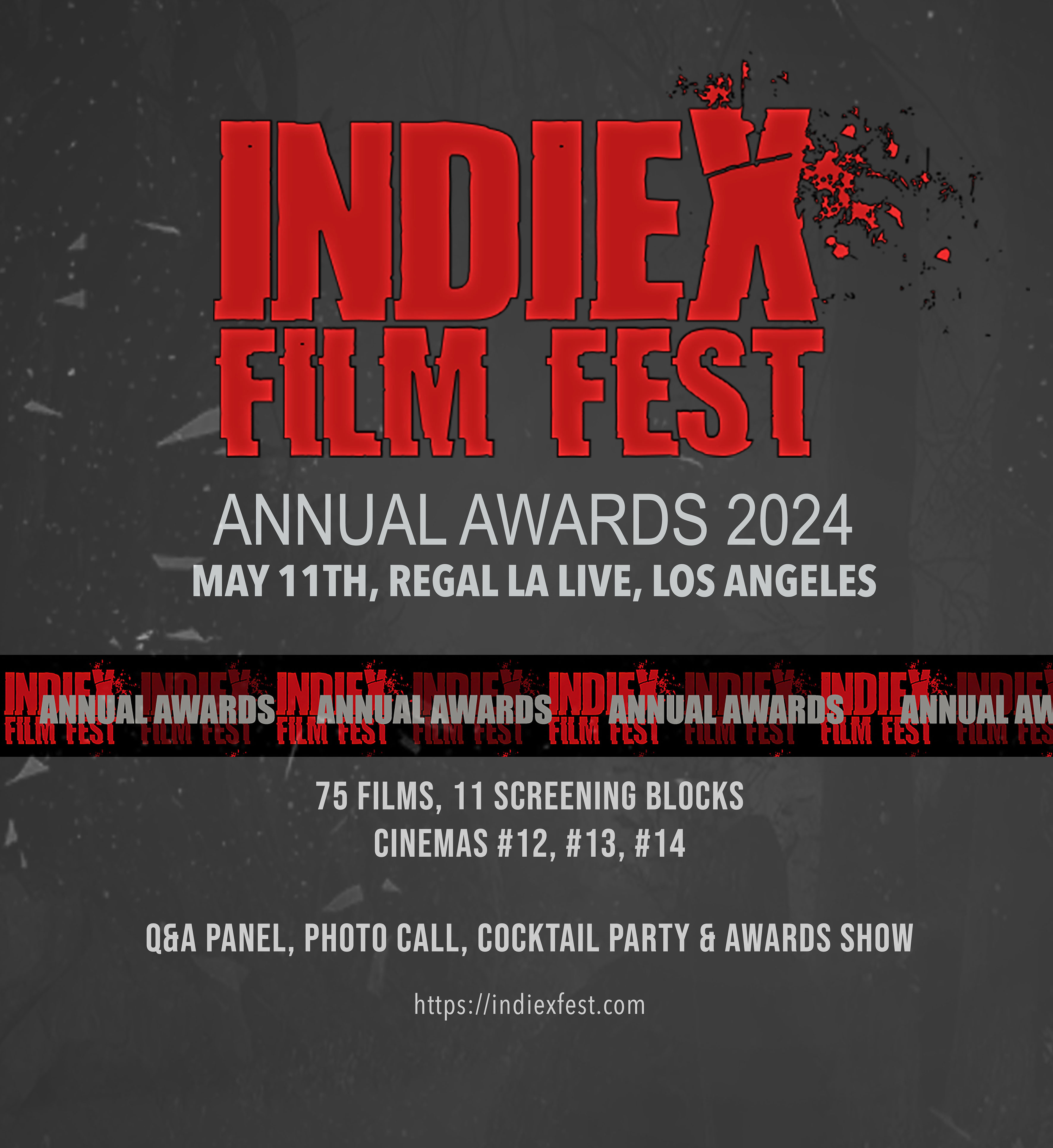 IndieX Film Fest 2024 Annual Awards gathers filmmakers from 15 countries at Regal LA Live, May 11th