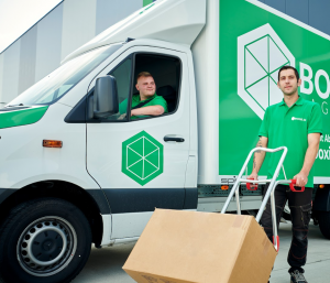 Employees of Boxie24 Storage at work