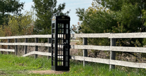 Wind Phone Booth at Hereward Farms