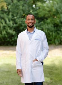 Dr. Robert Knight, D.O. wearing a D.O. uniform.